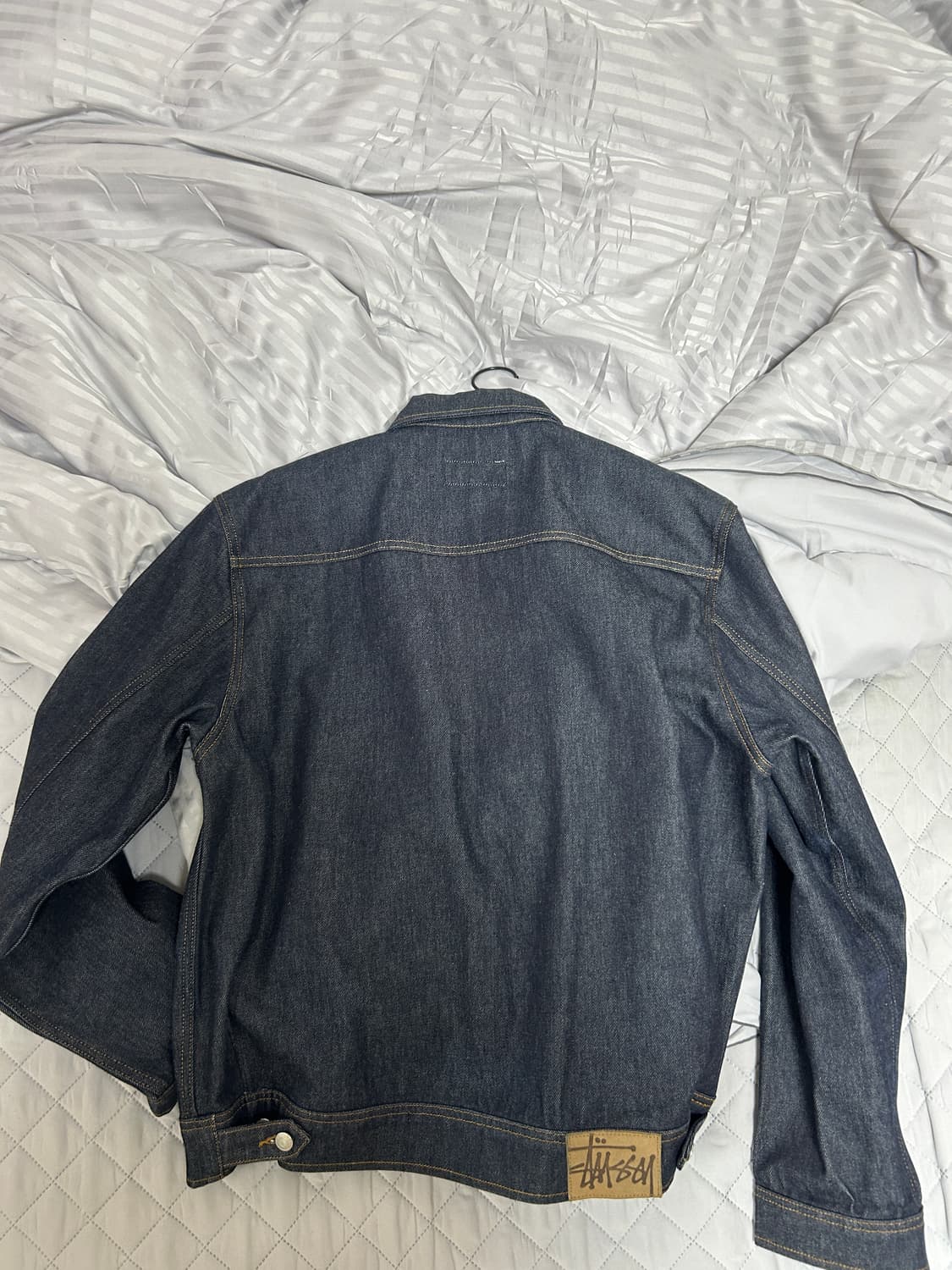 L)스투시 zip raw 데님자켓 상품이미지2