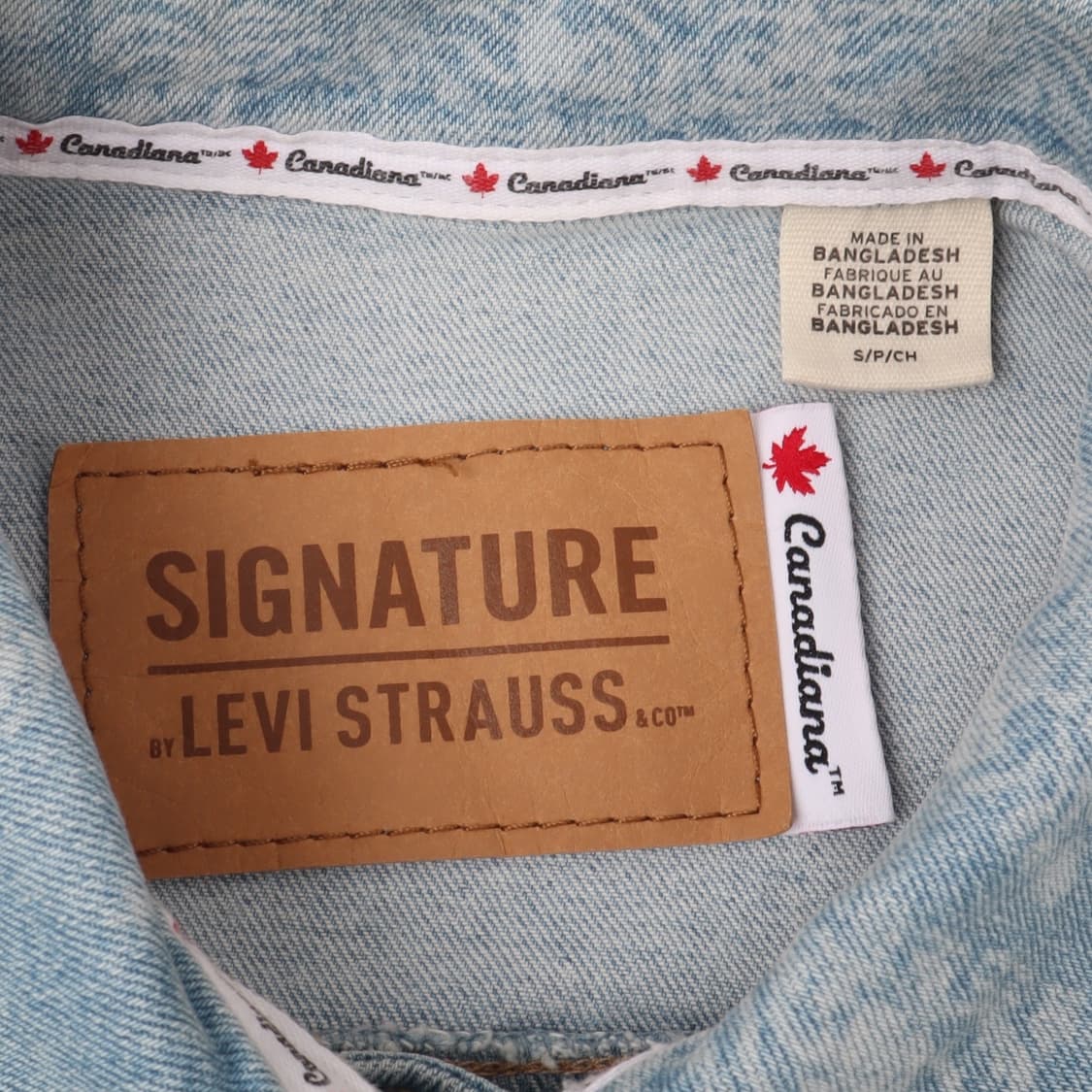 리바이스 페이즐리 캐나디아나 트러커 데님자켓 상품이미지8