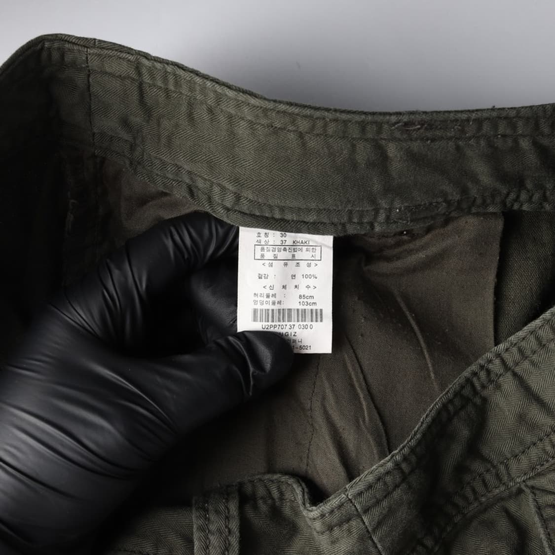 UGIZ 빈티지 멀티포켓 카키 카고 팬츠 30 상품이미지7