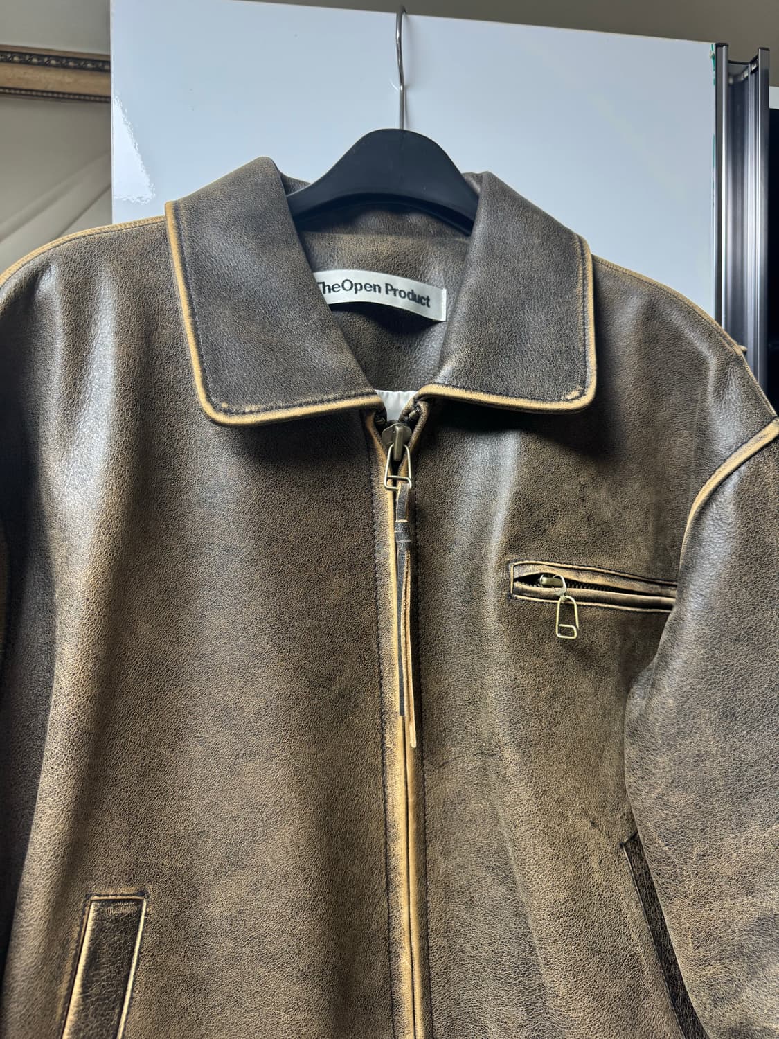 오픈와이와이 가죽자켓 상품이미지2