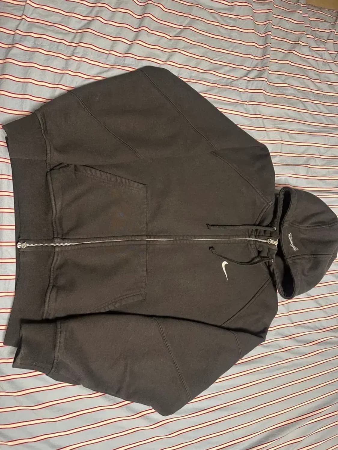 나이키x슈프림 후드집업 블랙 s 상품이미지4