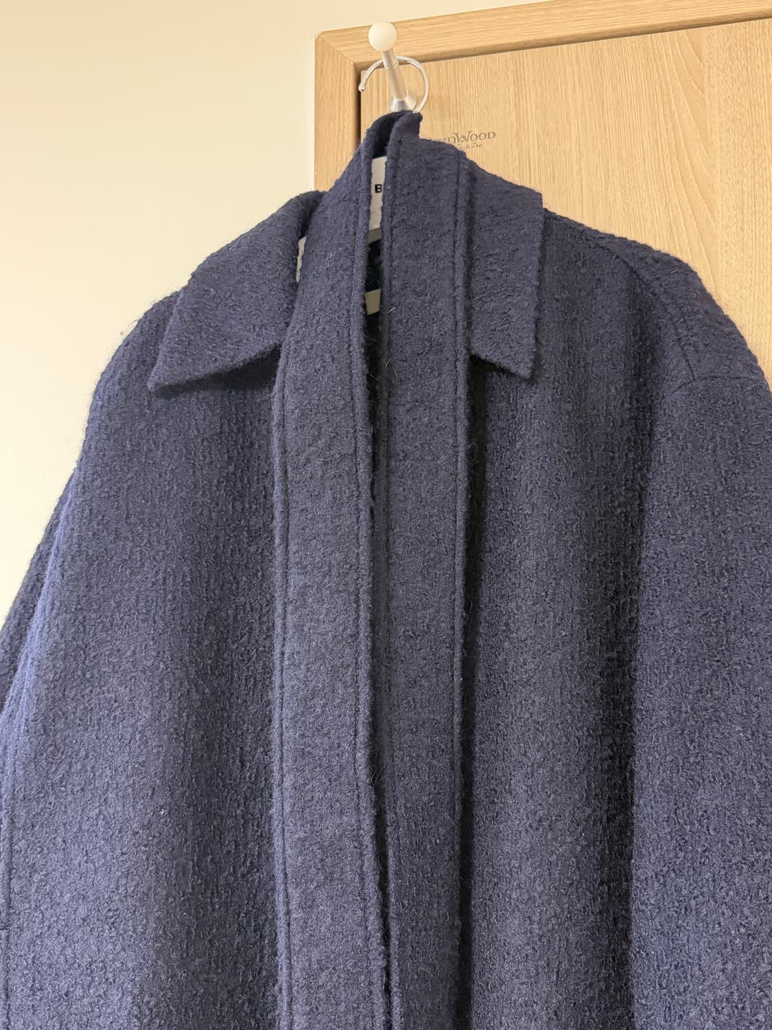 oef 오이에프 더블 포켓 하프 코트 상품이미지8