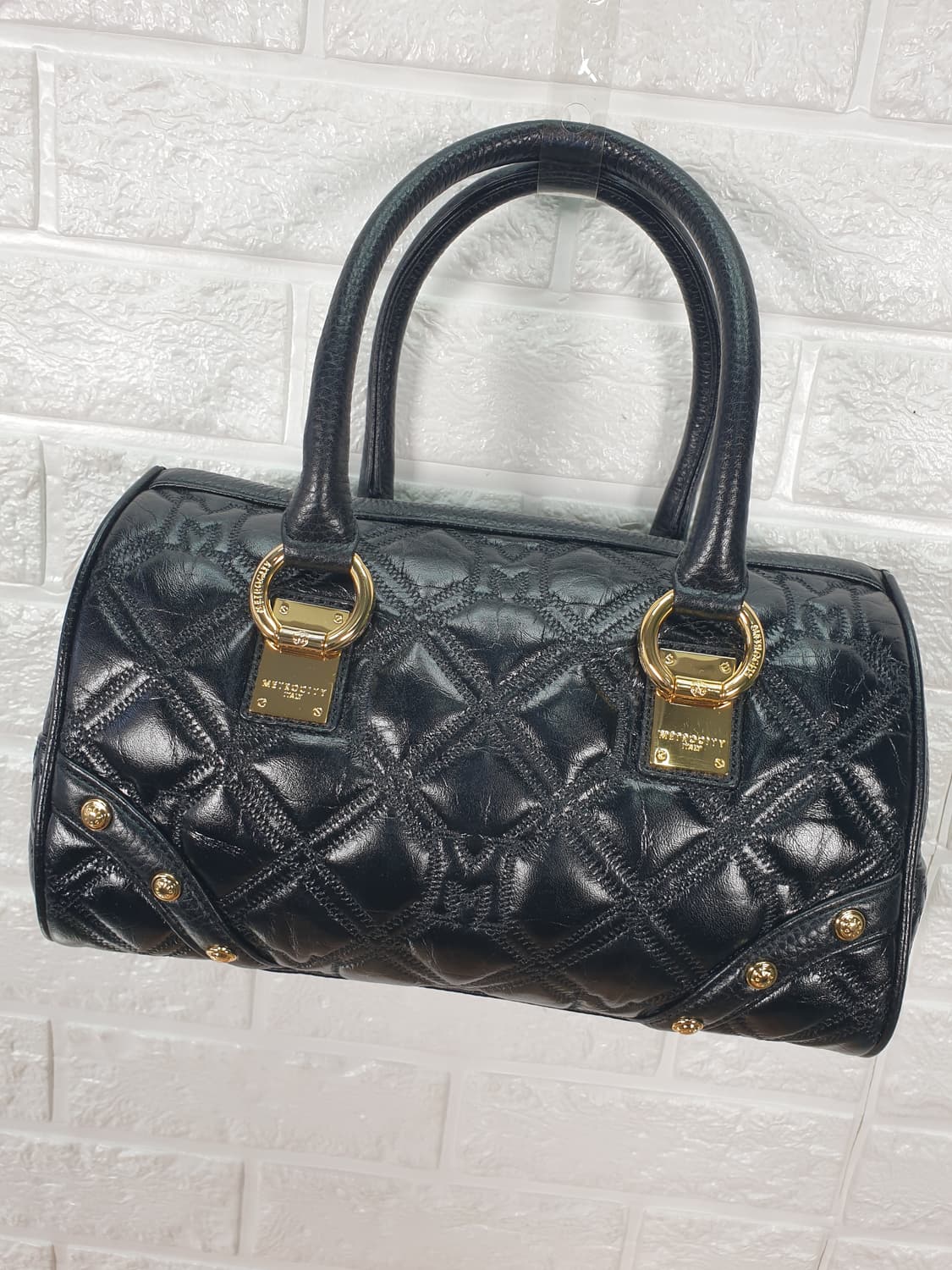 메트로시티 퀼팅 보스턴 토트백 상품이미지4