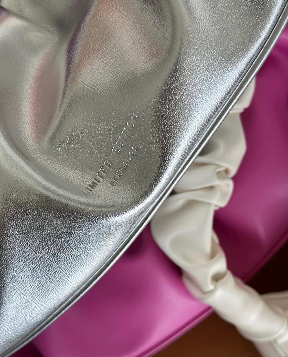 엘레깡스백 엘깡 튤립백 실버 숄더백 토트백 가방  상품이미지2