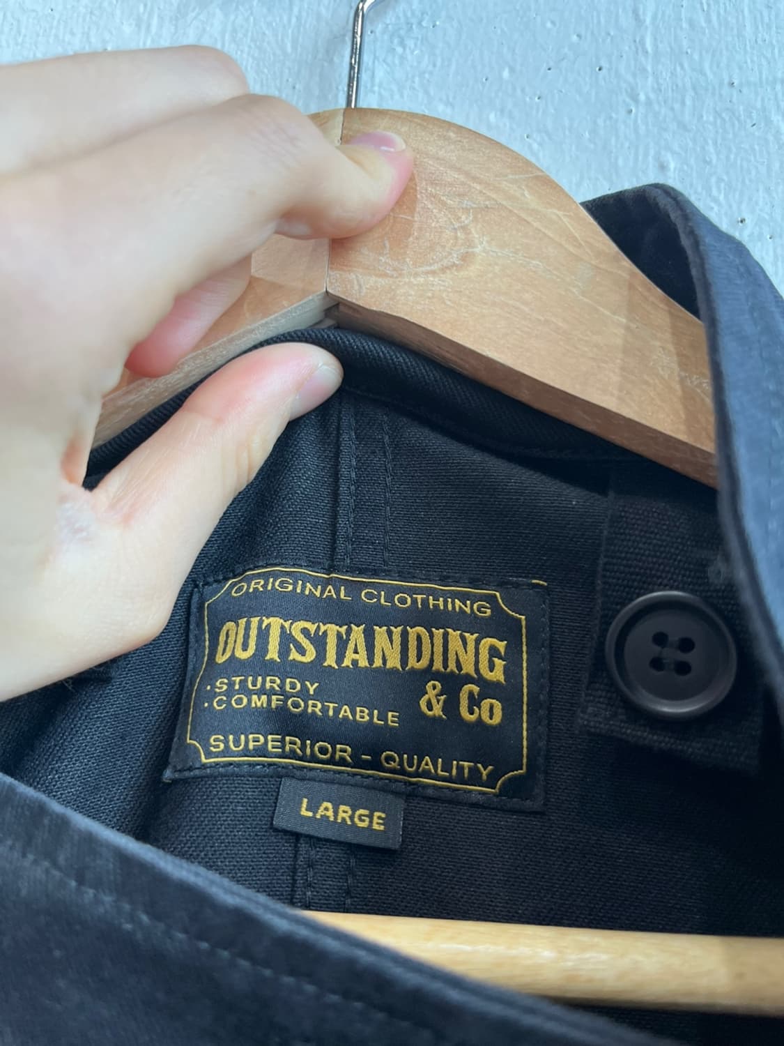 아웃스탠딩 m65 피쉬테일 파카 블랙 L 상품이미지2