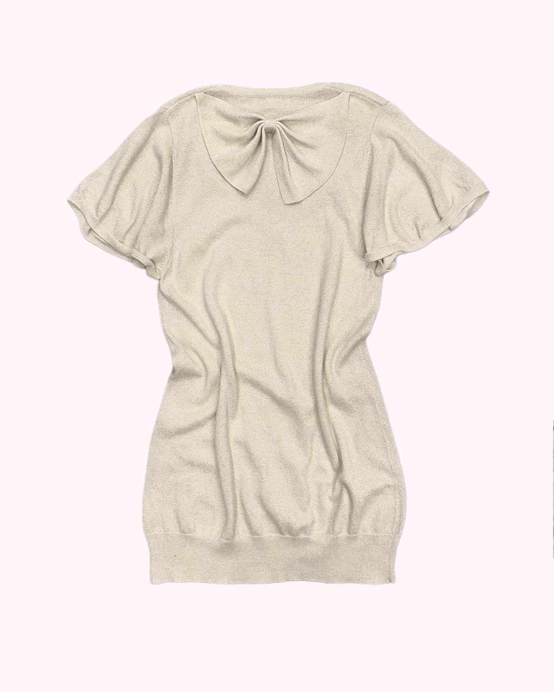glitter ribbon knit dress 상품이미지4