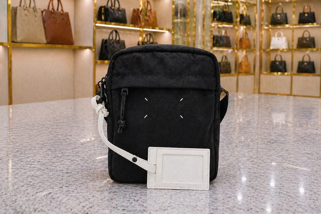 [A급] 메종 마르지엘라 스티치 로고 캔버스 카메라백 판매합니다!!! 상품이미지1