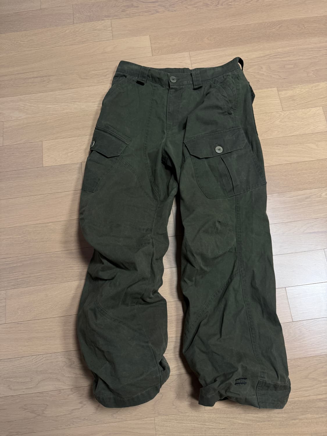 [s] 급쳐 노우웨이브 왁스코팅 팬츠 상품이미지2