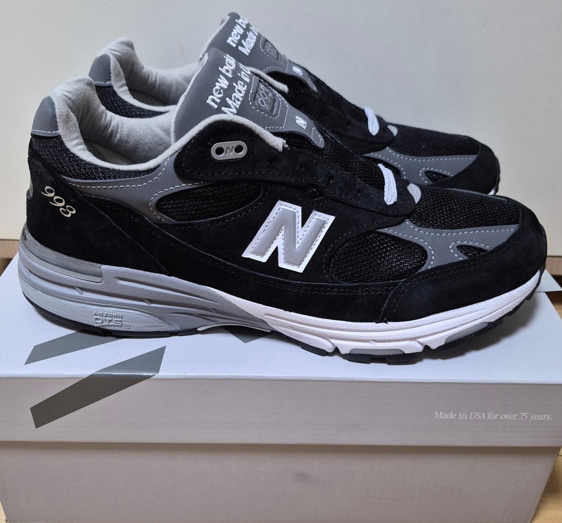 (275)뉴발란스 993 블랙 그레이 상품이미지5