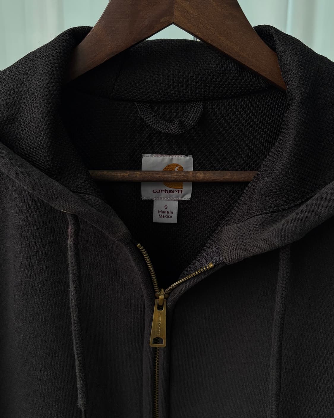 [M]칼하트 써멀 레인디펜더 블랙 후드집업 상품이미지7