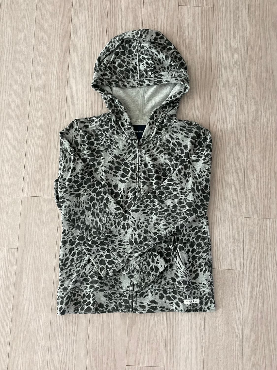 갸루 레오파드 집업 상품이미지2