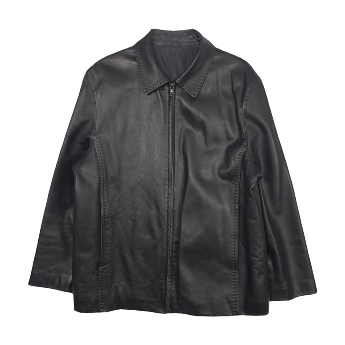 ROGATIS 리얼 램스킨 집업 자켓 L 상품이미지1