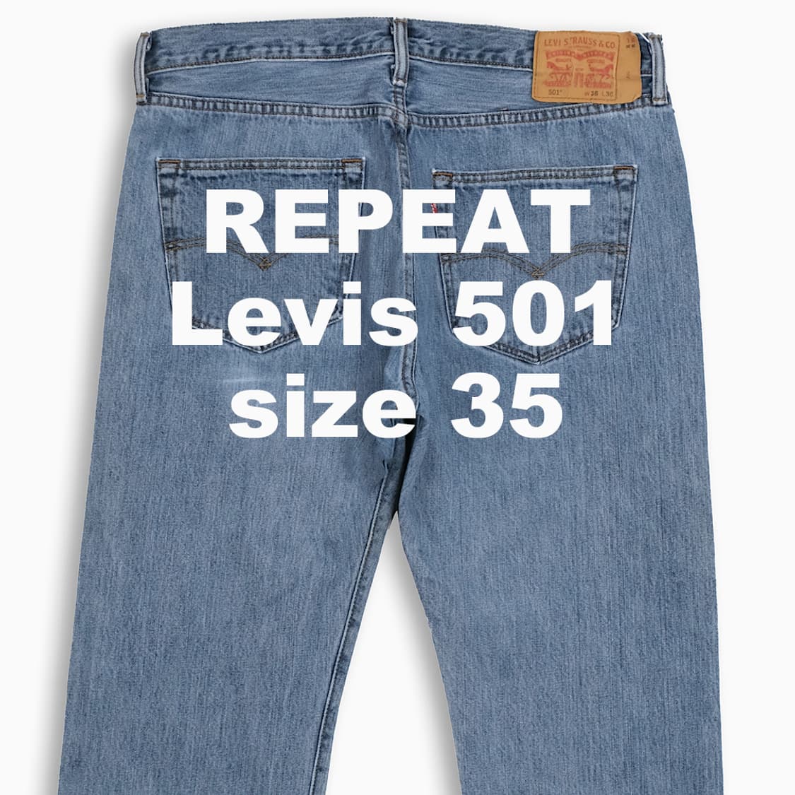 빈티지 리바이스 501 중청 35 인치 LV50136518 상품이미지1