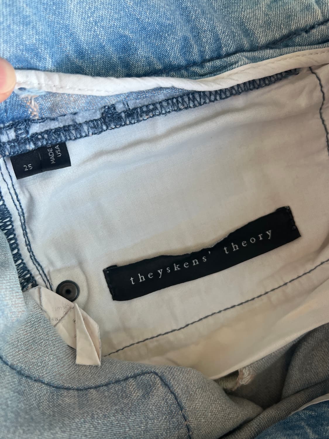 Theyskens’ 띠어리 데님 팬츠 (사이즈 25) 상품이미지6