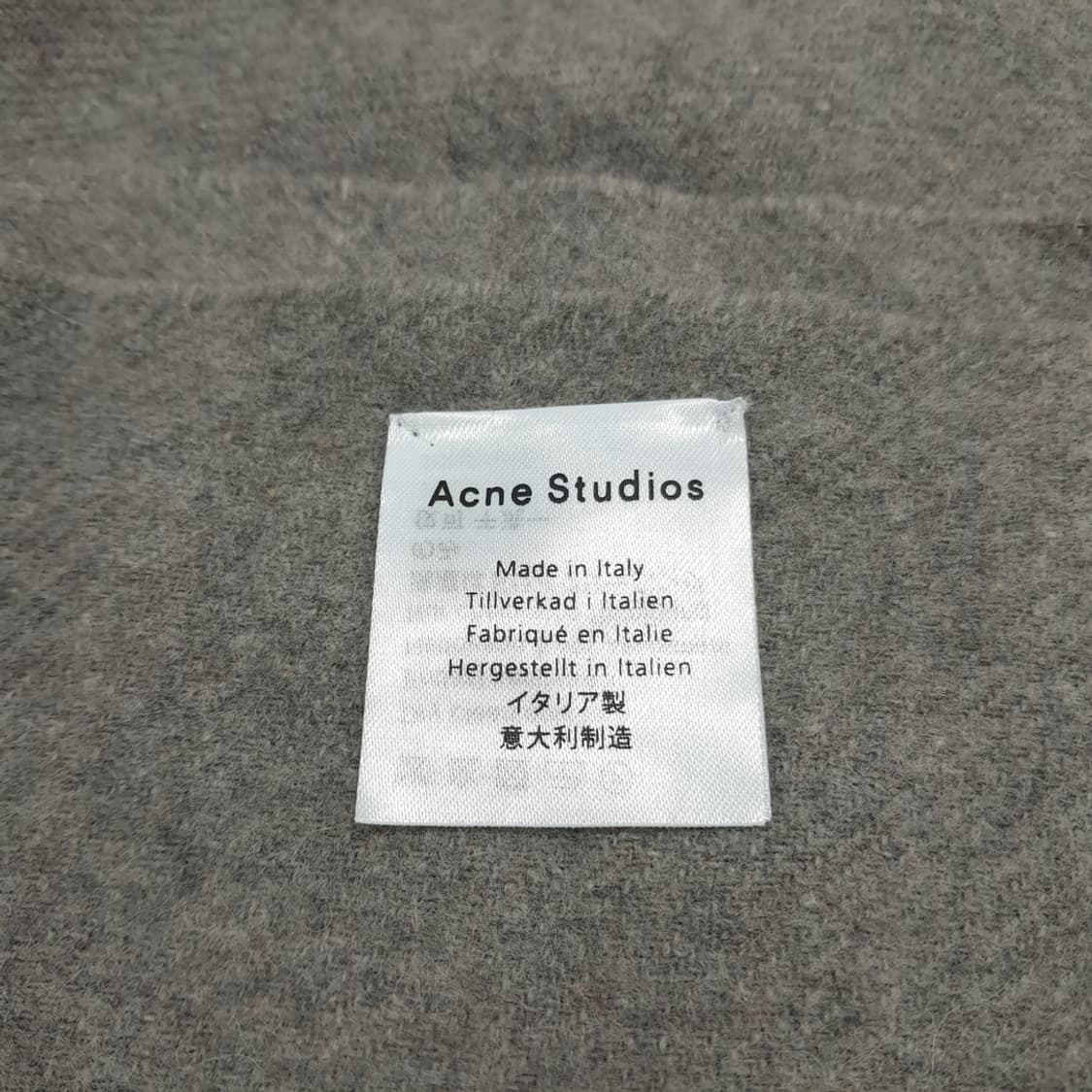 MX150 아크네 스튜디오 그레이 빅사이즈 울 목도리 머플러 상품이미지6