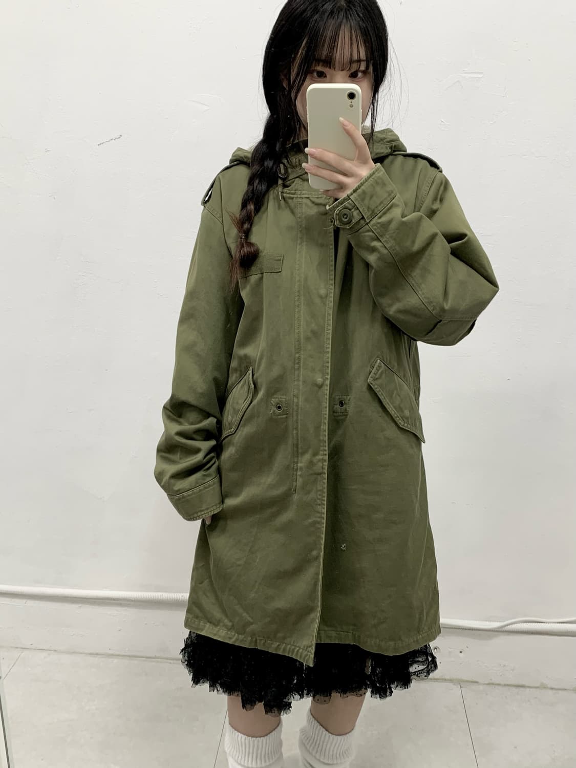 y2k 롱 야상 자켓 상품이미지3
