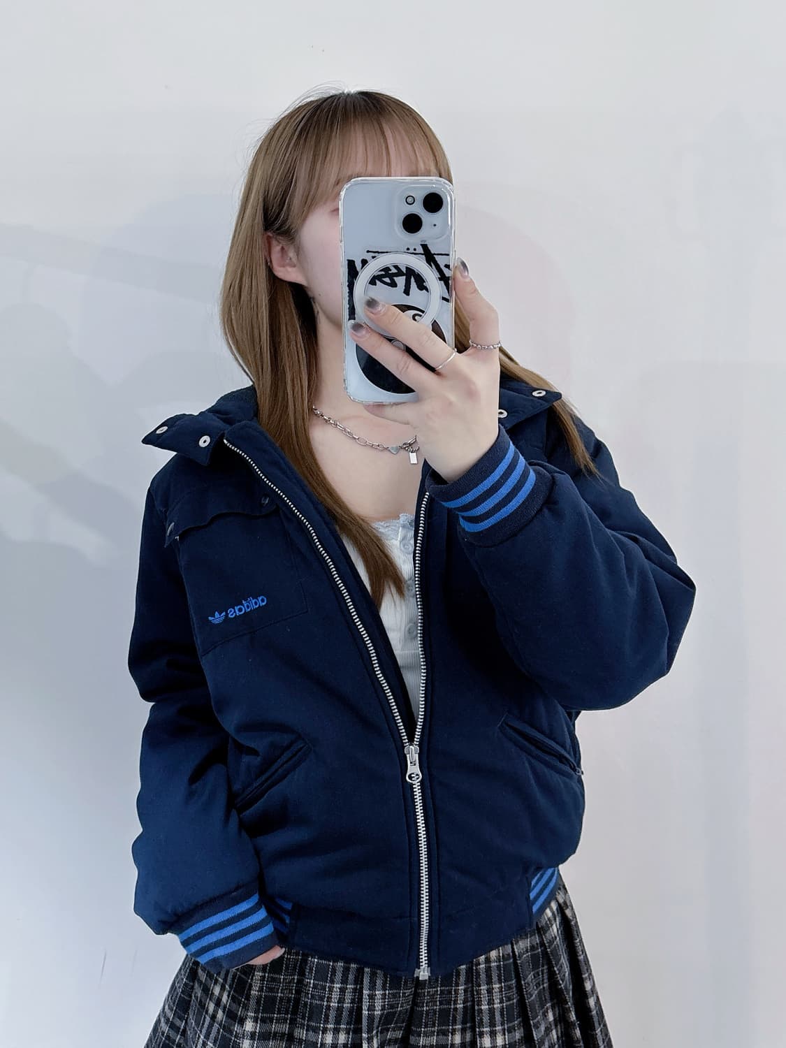 아디다스 네이비 패딩 상품이미지2