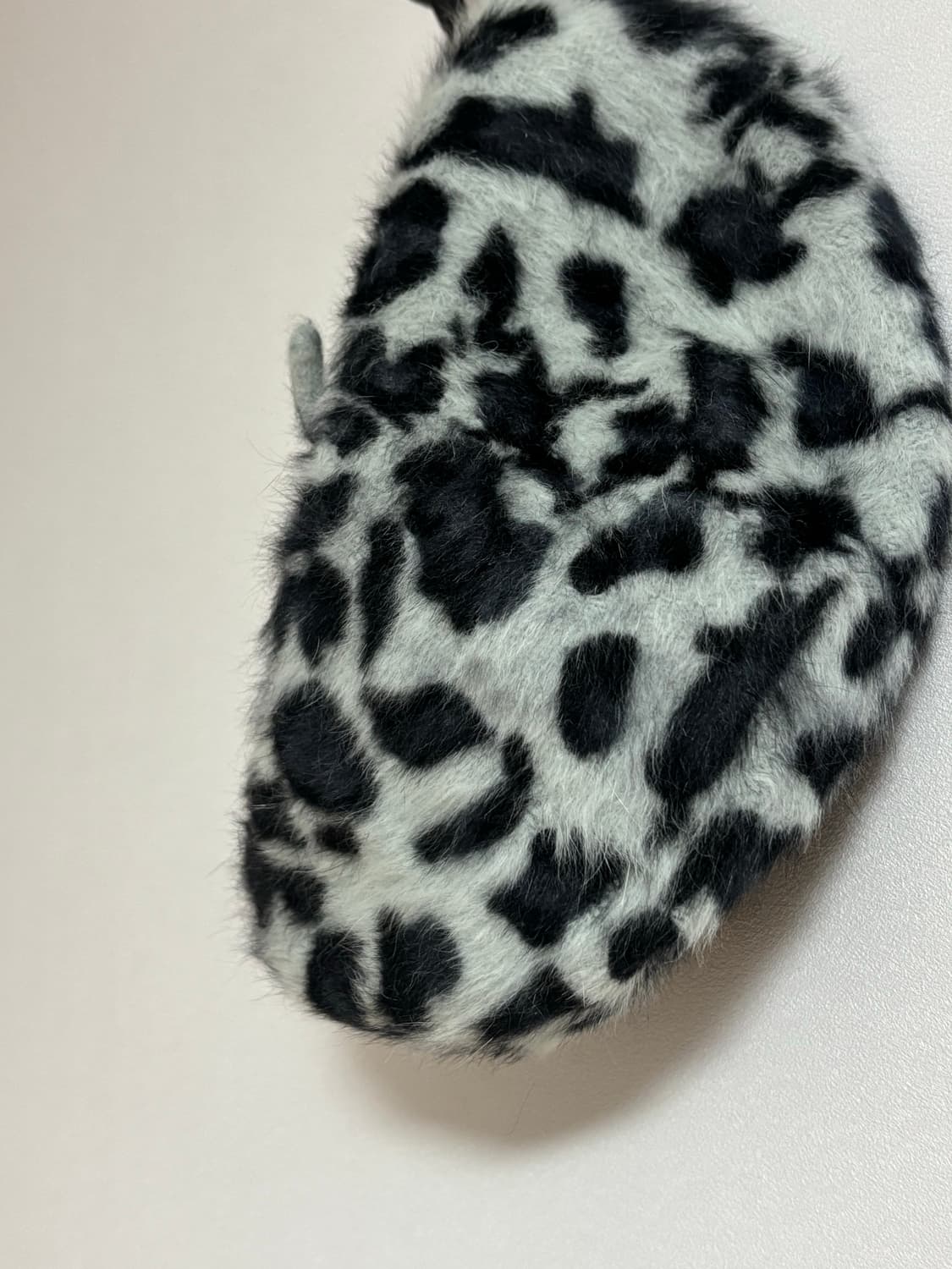 빈티지) 앙고라 레오파드 베레모 상품이미지4