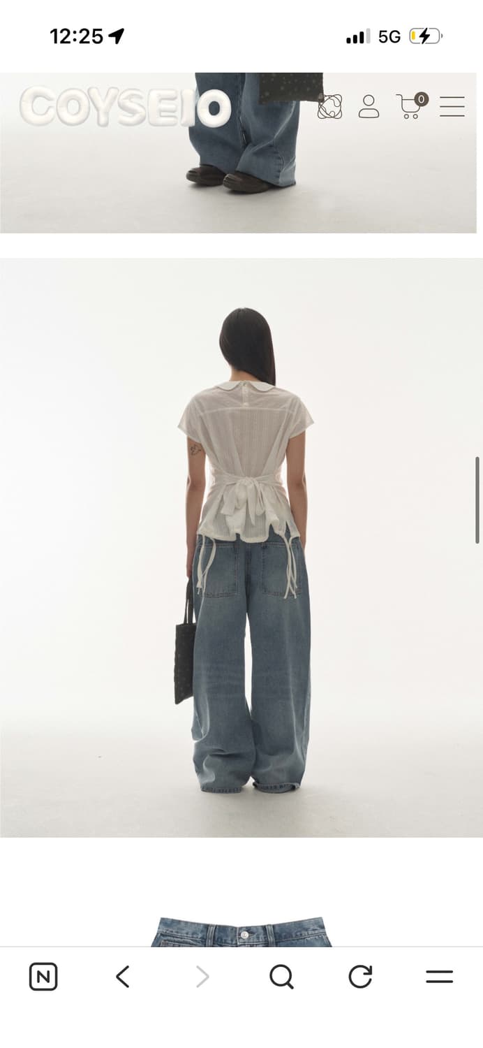 코이세이오 w스티치 데님 상품이미지2