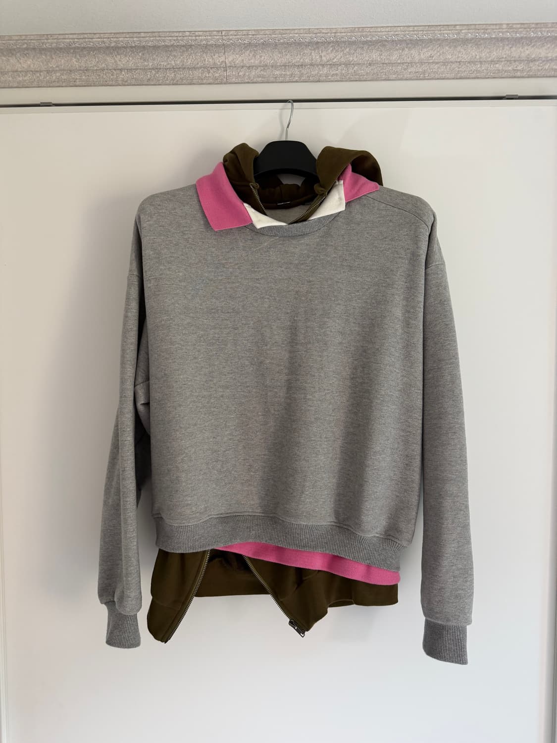 [M] 어거스트바론 트리플후드 그레이 augustbarron 상품이미지2