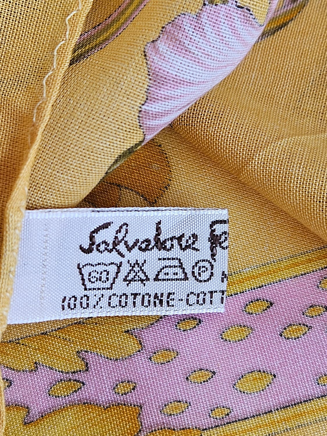 (Salvatore Ferragamo) 트로피컬 버드  쁘띠 손수건 상품이미지6