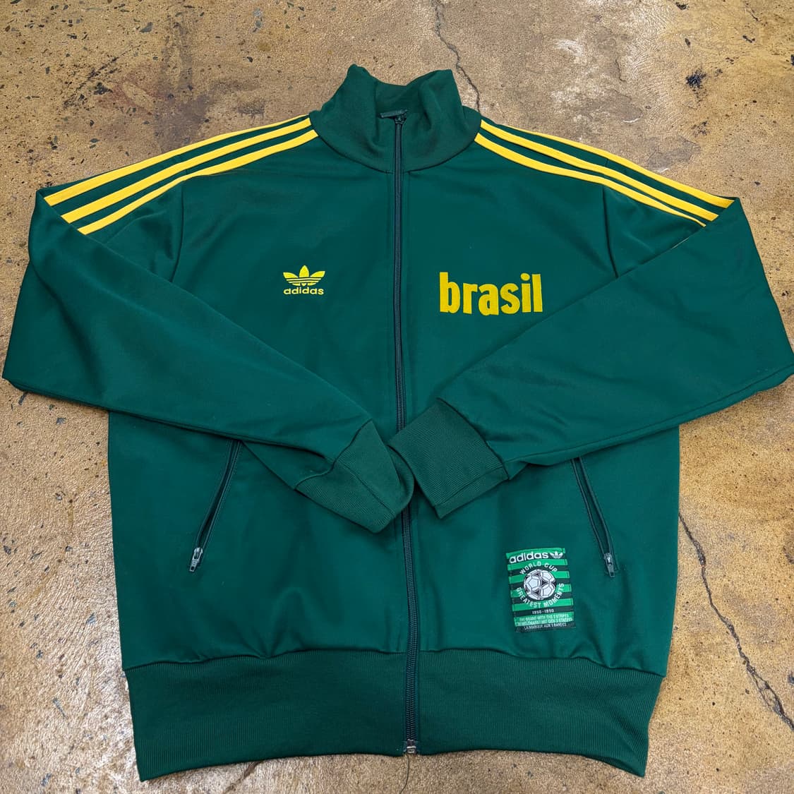 아디다스 그린 초노 브라질 져지 트랙탑 상품이미지2