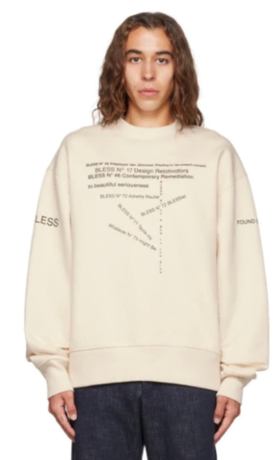 블레스 BLESS 멀티컬렉션 맨투맨 베이지 2XL 상품이미지1