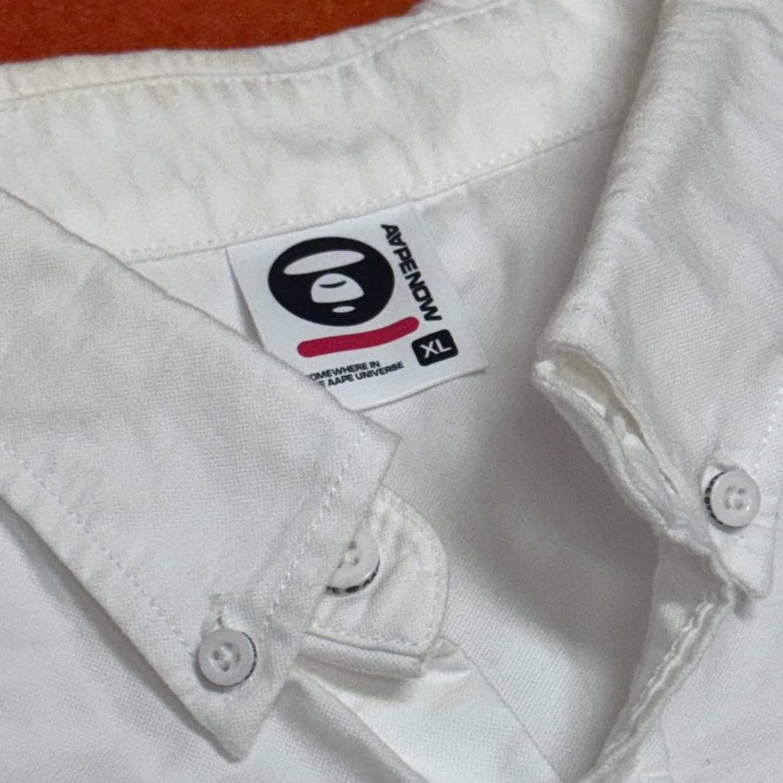 에이프 화이트 셔츠 AAPE 상품이미지3