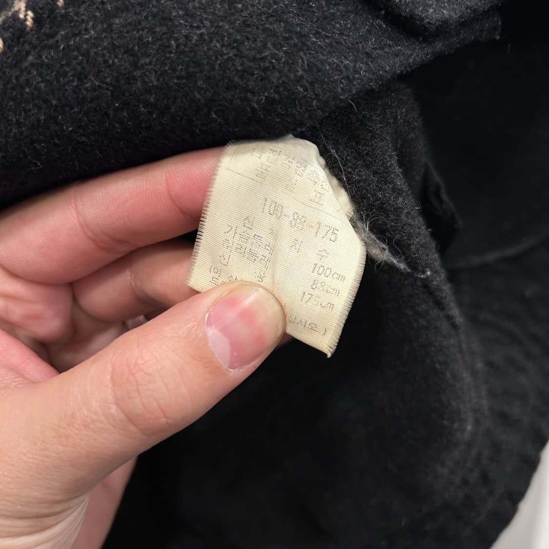 벌링턴 밀라노 울 패터닝 크롭 미니멀 자켓 상품이미지4