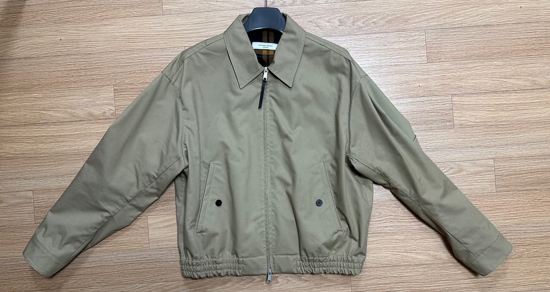 애프터프레이 라미 코튼 집업 블루종 M 판매합니다 상품이미지5