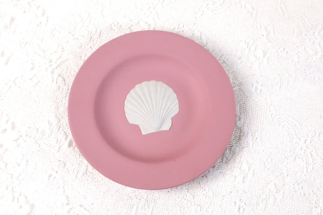 [영국앤틱] 웨지우드 제스퍼웨어 핑크 조개장식 핀디쉬 상품이미지2