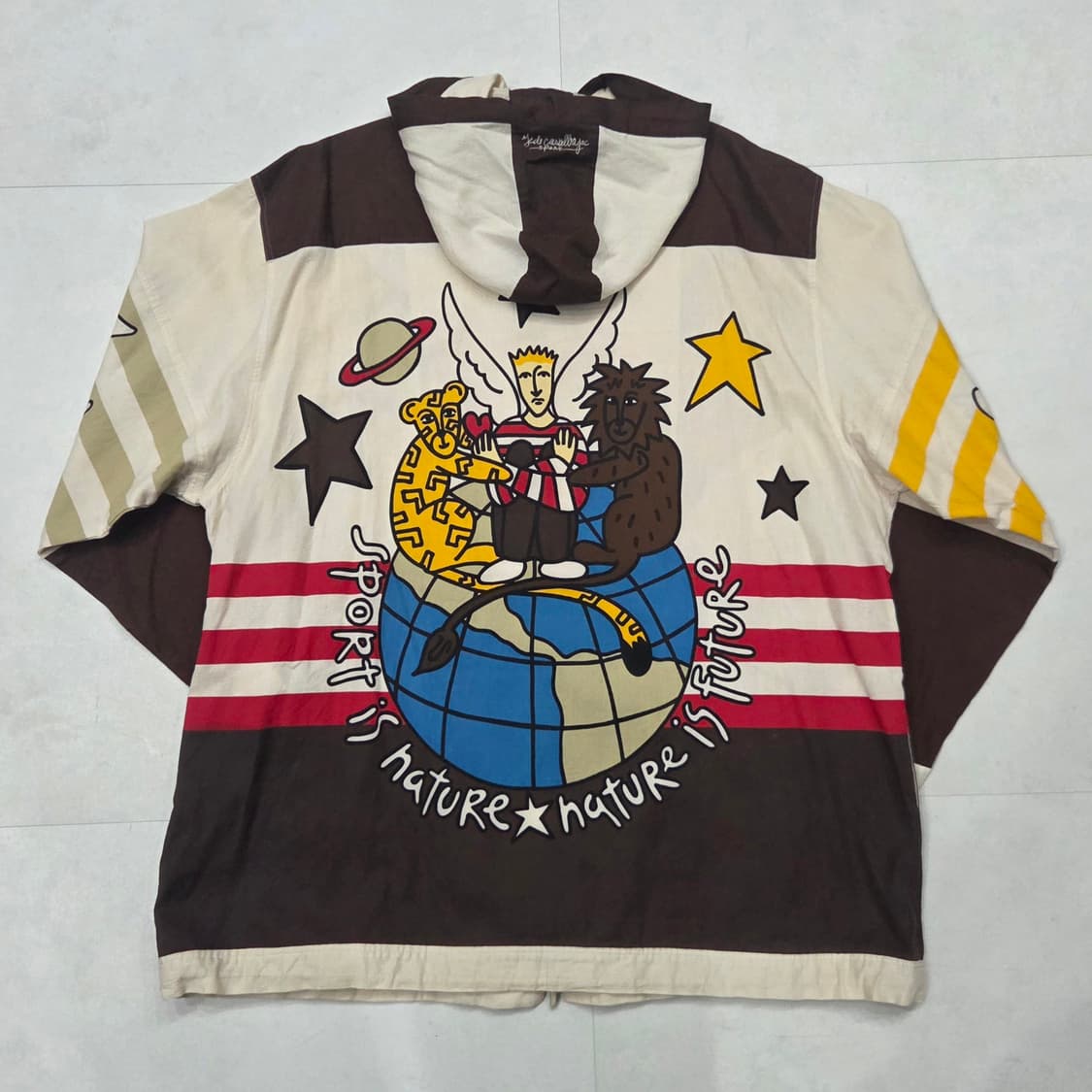 [카스텔바작] 마이크로 와플 후드집업 2XL 상품이미지3