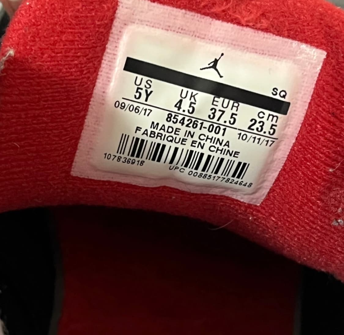 [235] 조던3 레트로 블랙 시멘트 상품이미지5