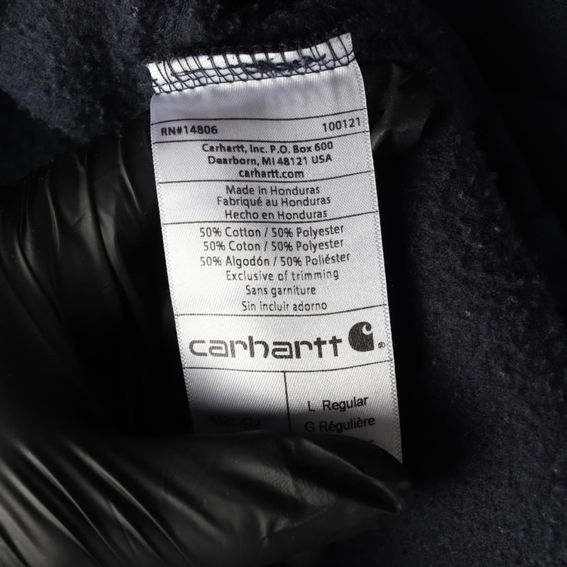 칼하트 K121 미드웨이트 후드티 L 상품이미지6