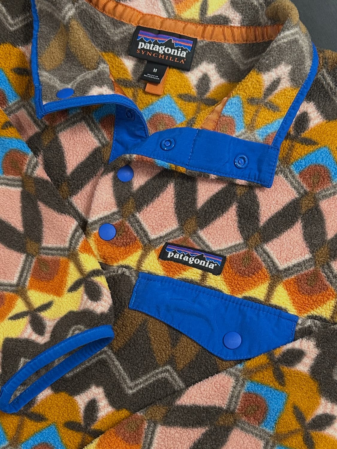 파타고니아 신칠라 아즈텍 패턴 M 상품이미지1