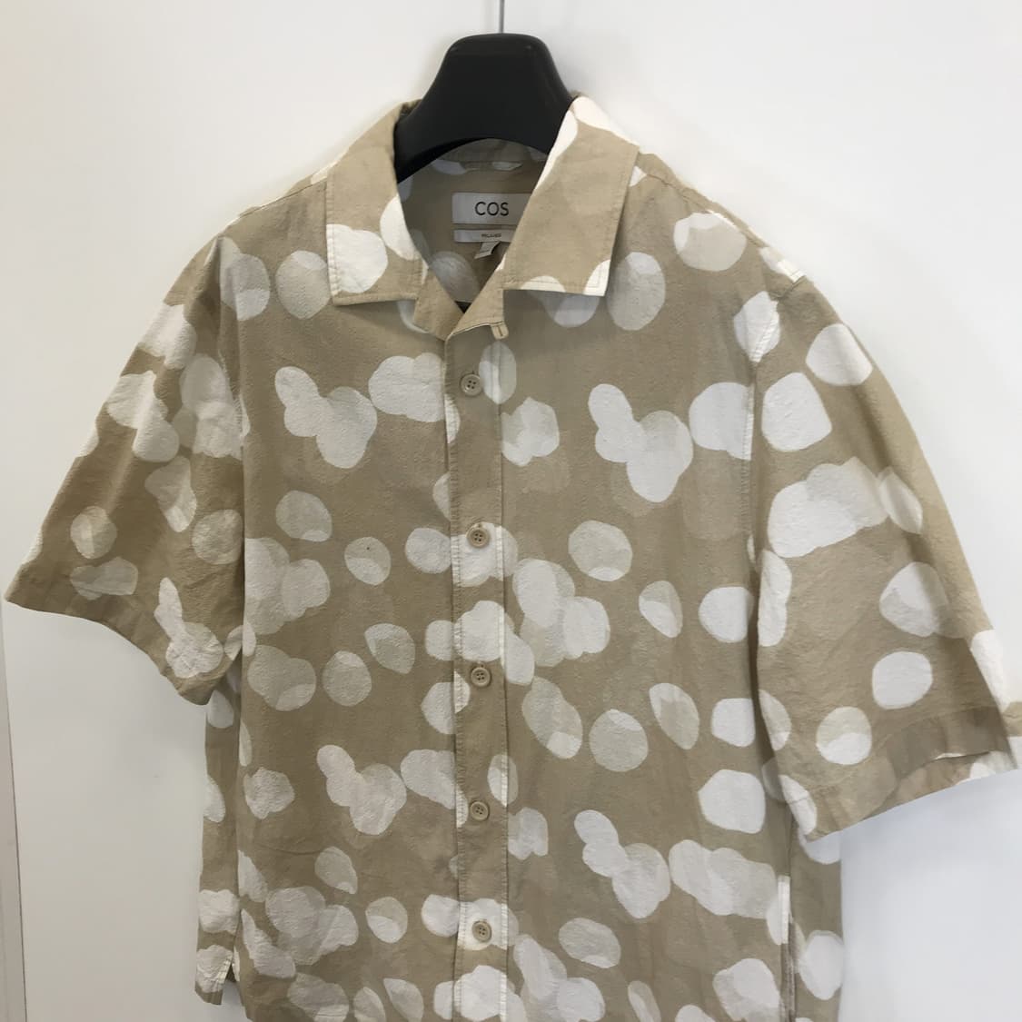 COS 코스 도트 오버 반팔셔츠 [L] 상품이미지2