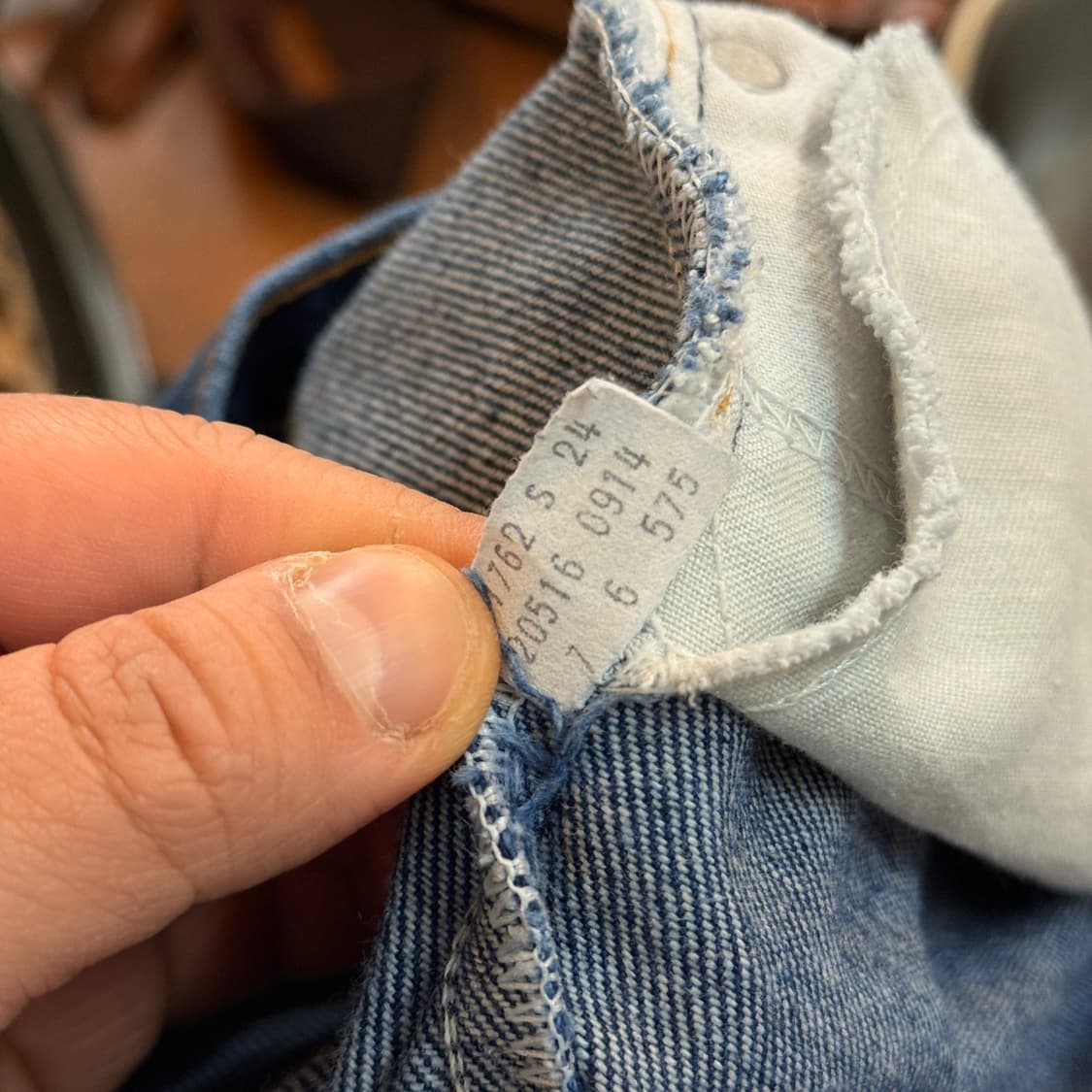 80S 리바이스 516 MADE IN USA 데님 팬츠 36 37 상품이미지10