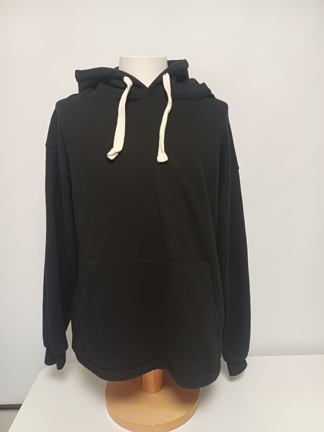 드로우핏(DRAW FIT) 레이어드 후드 티셔츠 - 블랙 (M) 상품이미지1