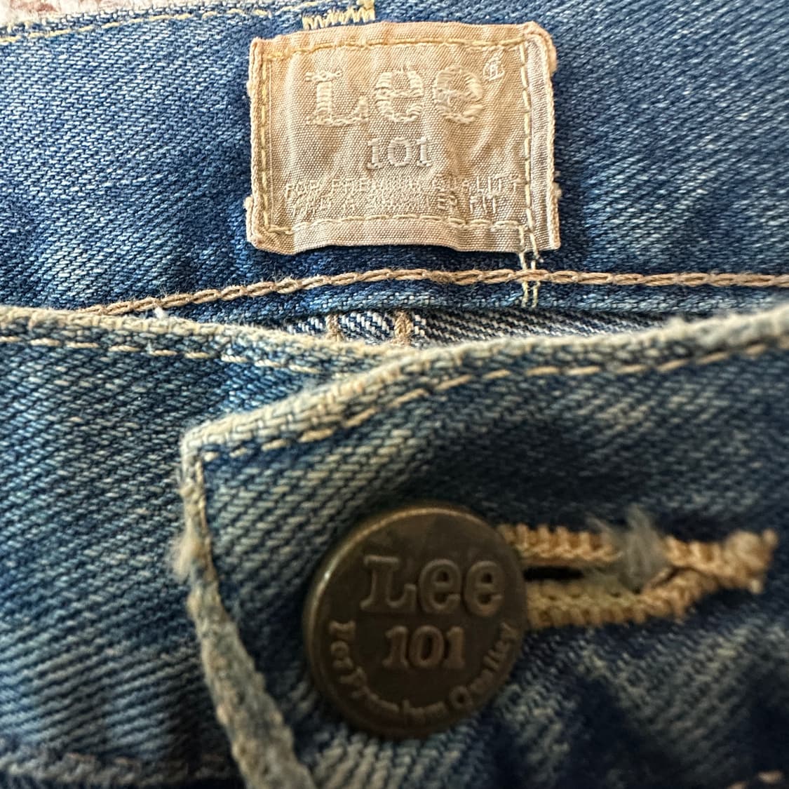 LEE 101 japan made selvedge jeans 상품이미지3