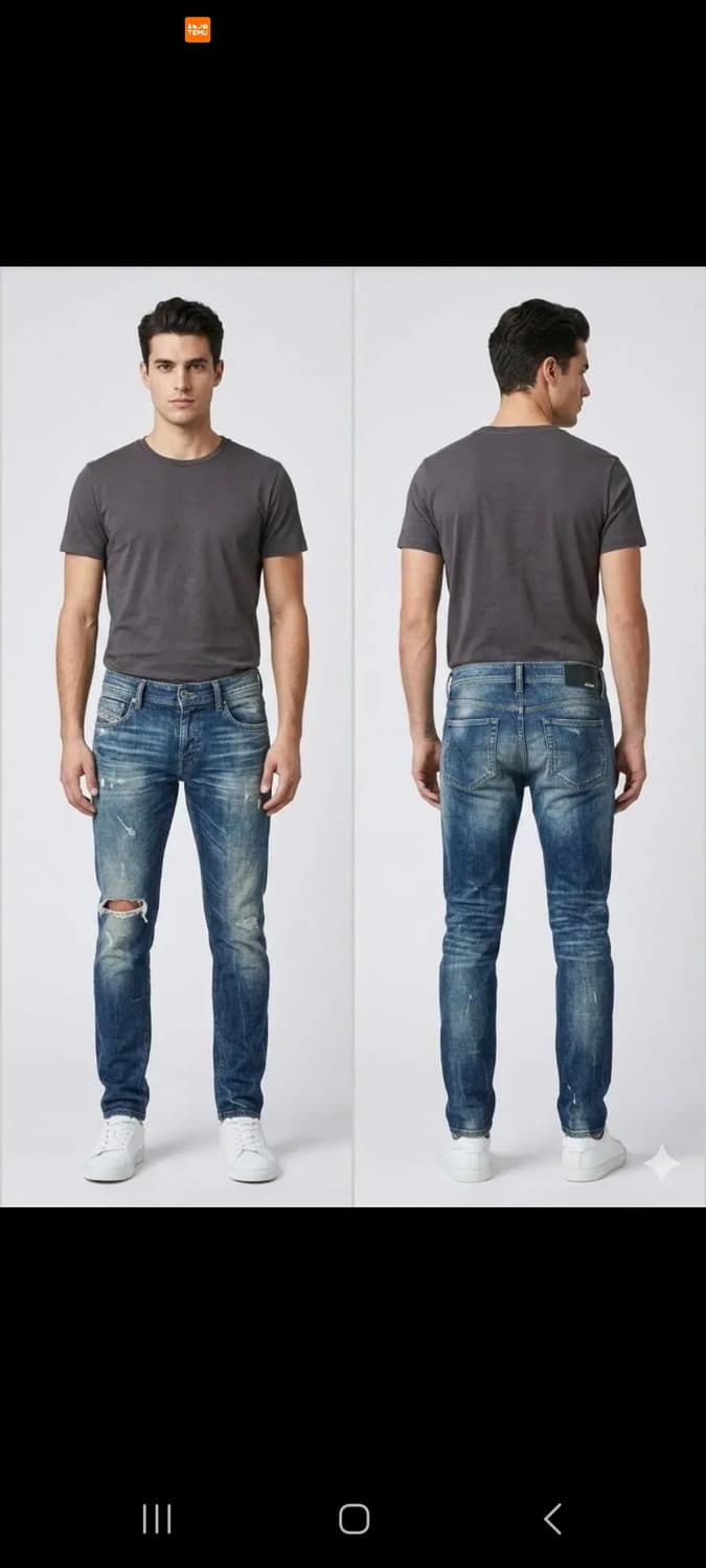 디젤 데미지 워싱 청바지 28사이즈 공용 추천 상품이미지1