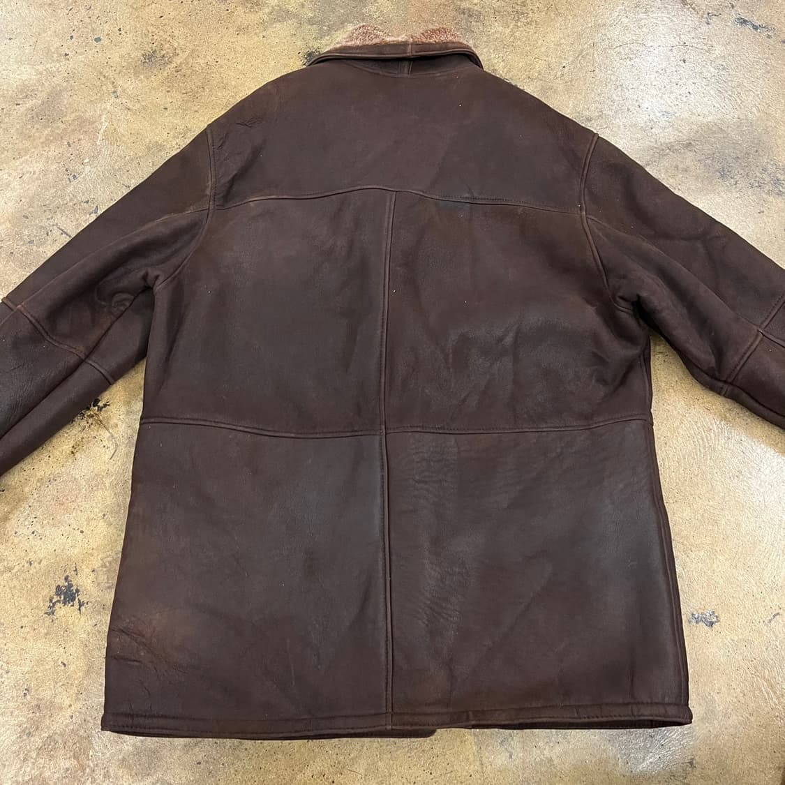 [정품] 진도 리얼레더 스웨이드 카코트 b19 상품이미지4