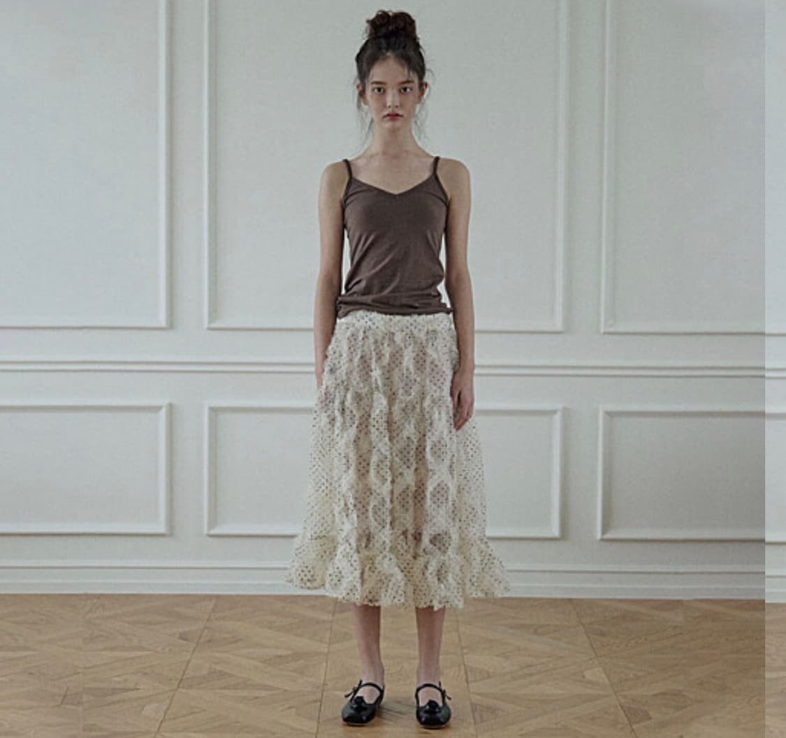 Polka dot frill skirt  상품이미지2