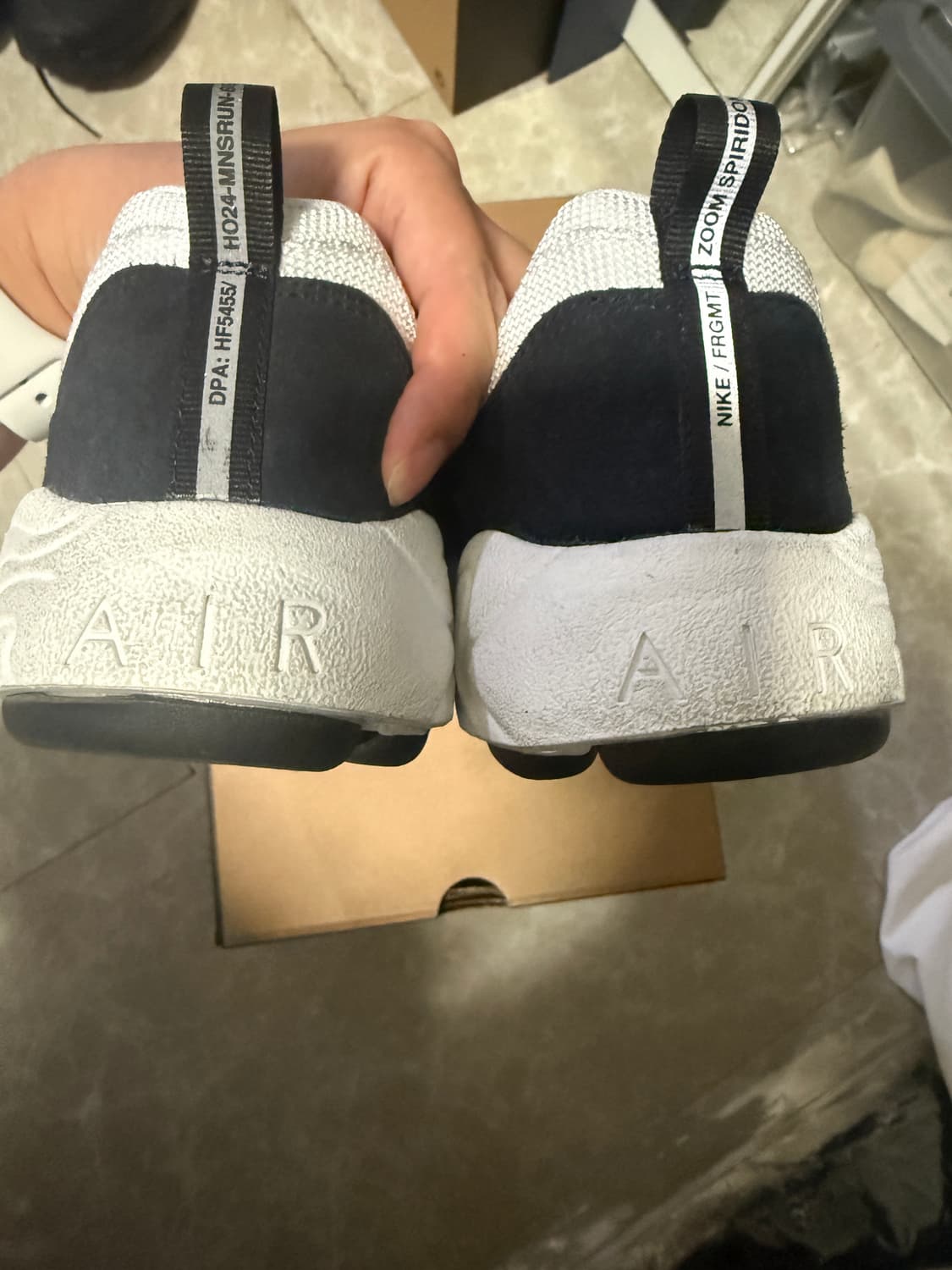 275사이즈 나이키 프라그먼트 에어 줌 스피리돈 블루 보이드 상품이미지5