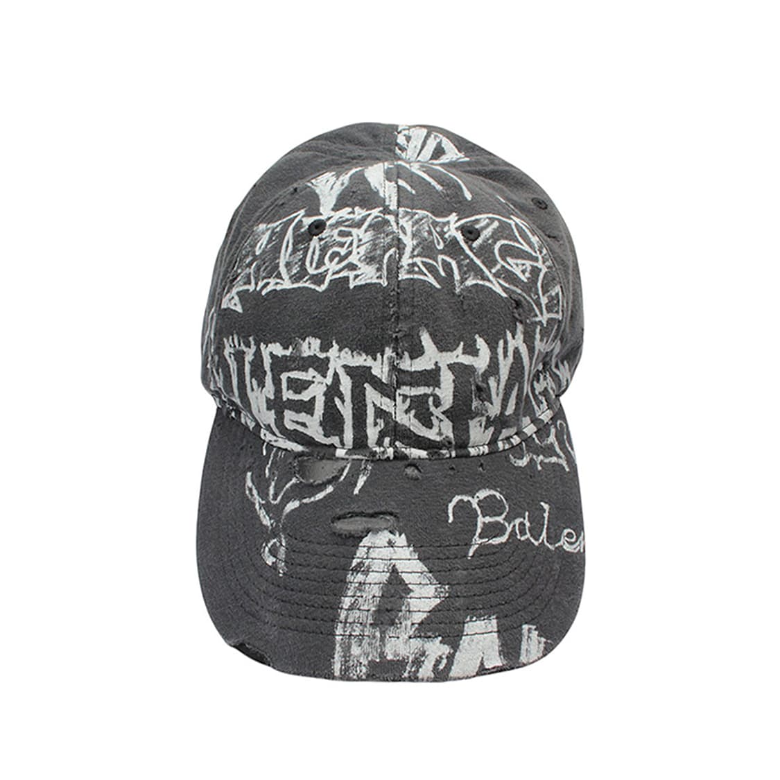 발렌시아가 차콜그레이 그래피티 볼캡 모자 한정판 L 상품이미지2