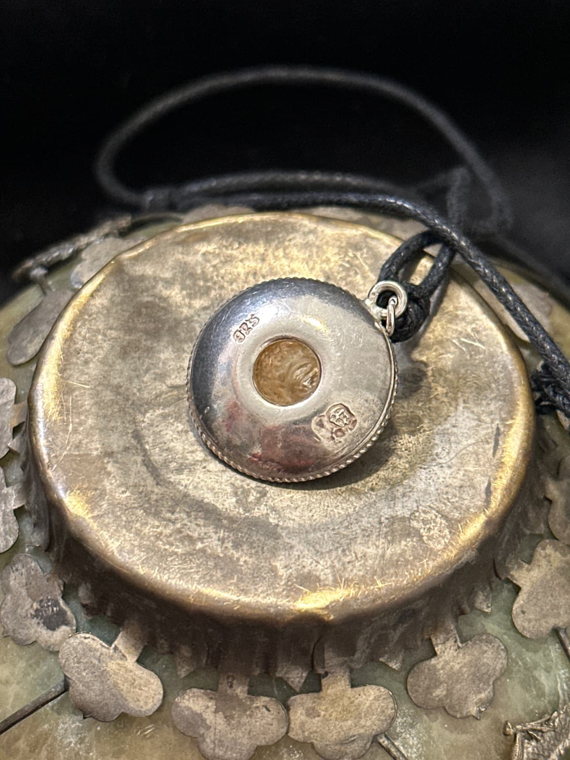 Mexico vintage Sombrero 925Silver Black 상품이미지5