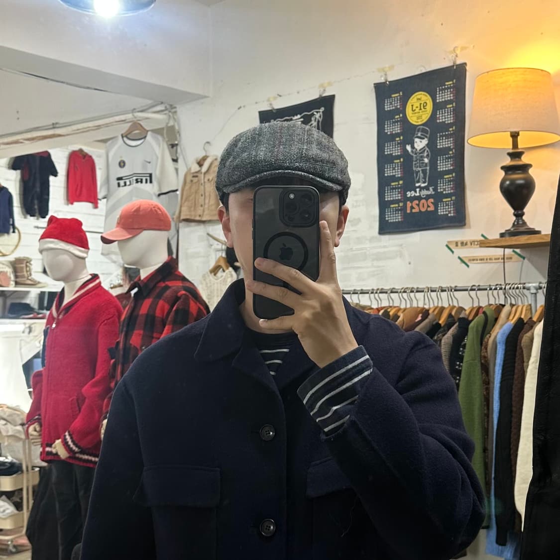 Henry Cotton's x Harris Tweed 울 헌팅캡 상품이미지2