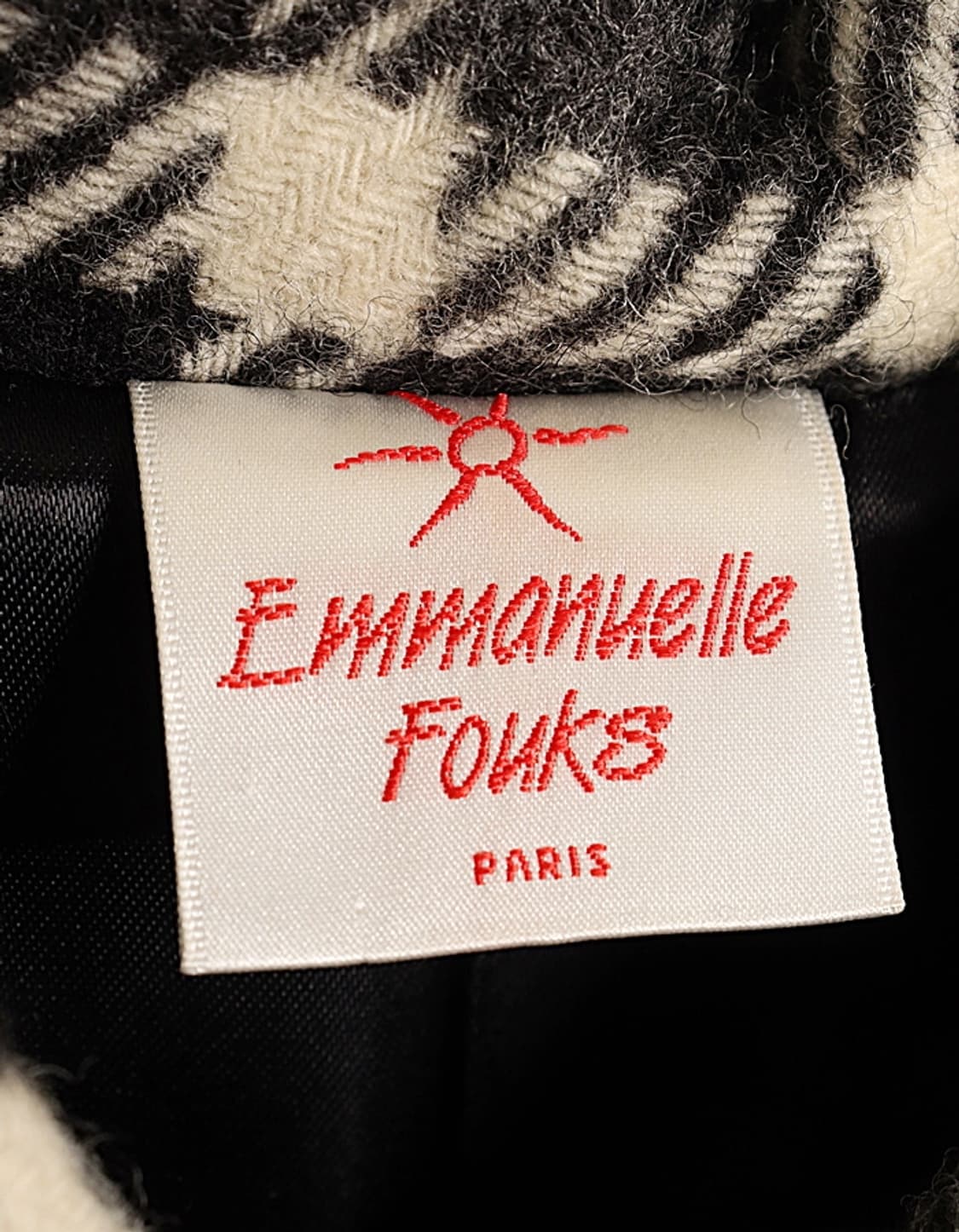 Emmanuelle Fouks PARIS Check Wool Jacket 상품이미지6