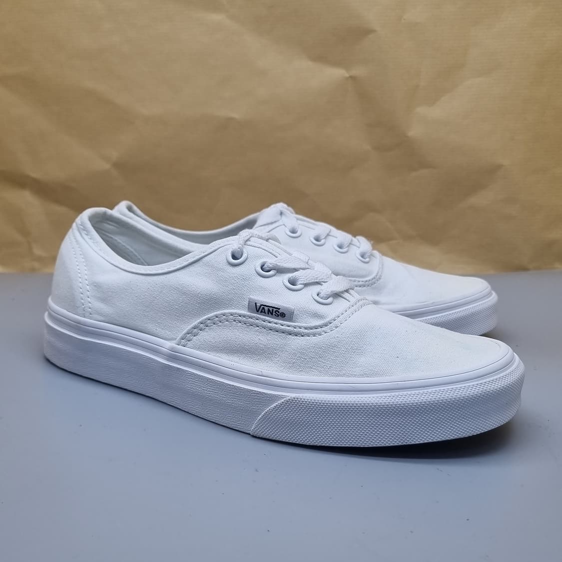반스 어센틱 화이트 여성 스니커즈230 상품이미지1