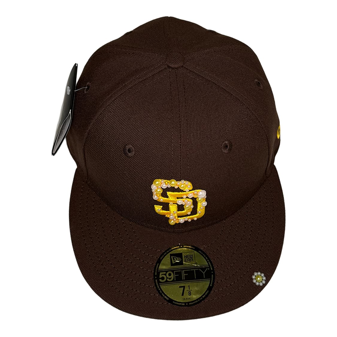 S Yellow flower point🌼 Custom Cap 7 1/8 상품이미지1