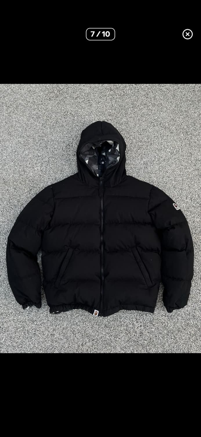 베이프 리버서블 시티 카모 패딩  상품이미지7